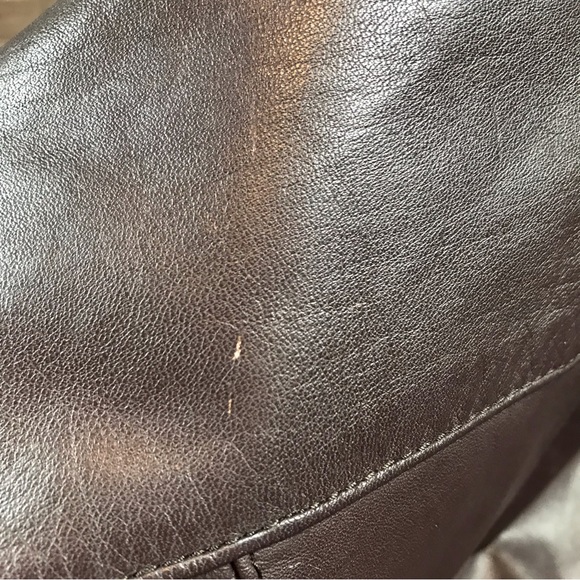 Golden State Men’s Vintage Full Zip Dark Cherry Brown Leather Fashion Jacket 38 - Picture 12 of 12